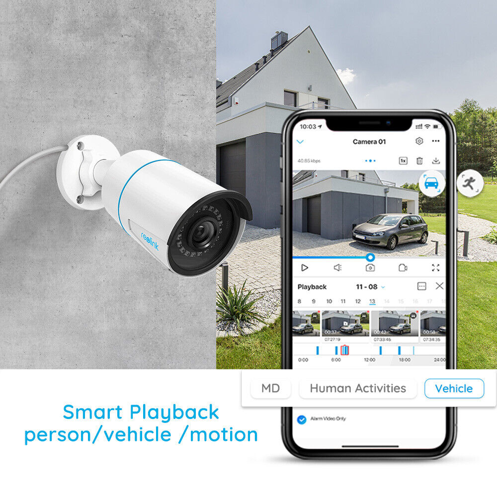 Reolink 5MP IP Outdoor PoE 100ft Smart Person/Vehicle Alerts Security Camera - Secure IT Global