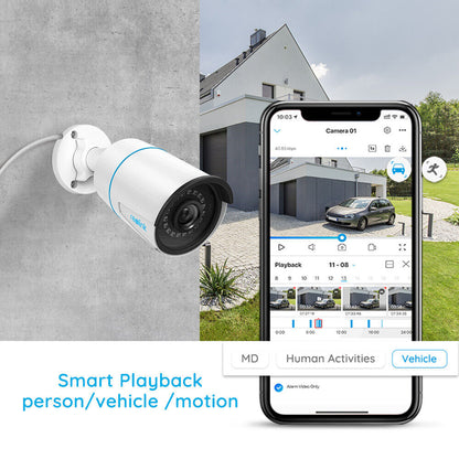 Reolink 5MP IP Outdoor PoE 100ft Smart Person/Vehicle Alerts Security Camera - Secure IT Global