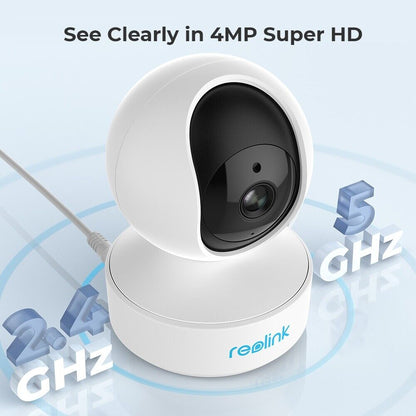 Reolink 4MP HD WiFi Pan Tilt Smart Person/Baby/Pet Monitor Indoor SecurityCamera