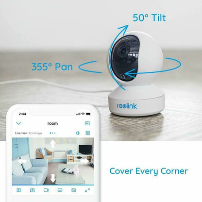 Reolink 4MP HD WiFi Pan Tilt Smart Person/Baby/Pet Monitor Indoor SecurityCamera
