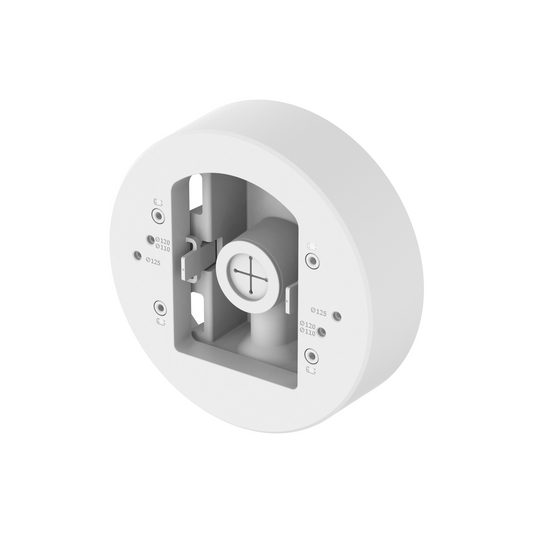 Hanwha Vision SBD-140PMW White Pole Mount Base (Aluminum)  Security Accessory