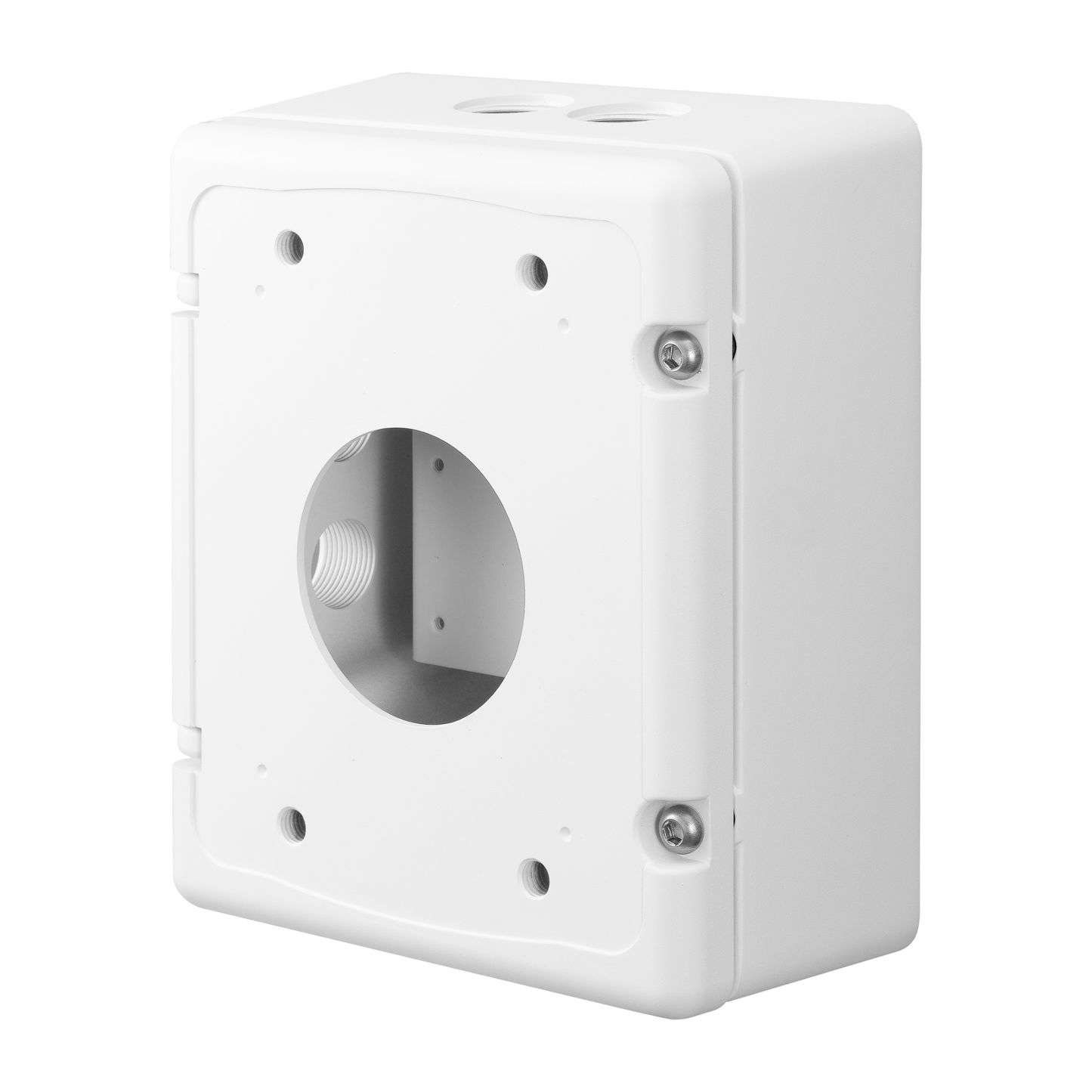 Hanwha Techwin SBP-300NBW Mounting Installation Back box white SecurityAccessory