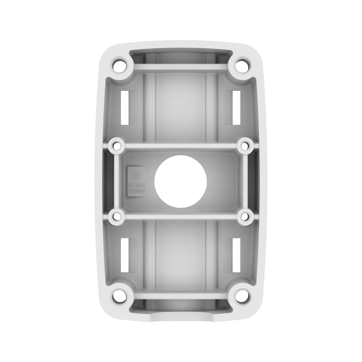 Hanwha Vision  SBP-300PMW2 White Pole Mount Adapter Aluminum Security Accessory