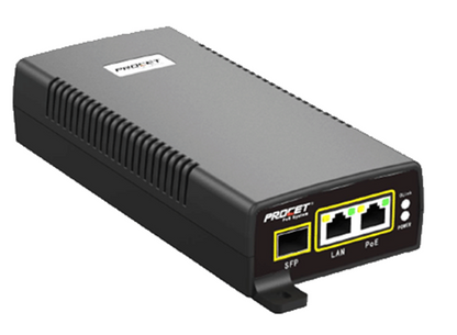 Hanwha Vision SPO-6011 60W Built-in SFP slot with PoE++ Injector