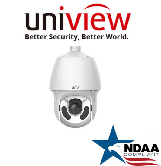 Uniview IPC6622SR-X33-VF PTZ NDAA Security Camera.Uniview 2MP PTZ IP camera for outdoor surveillance