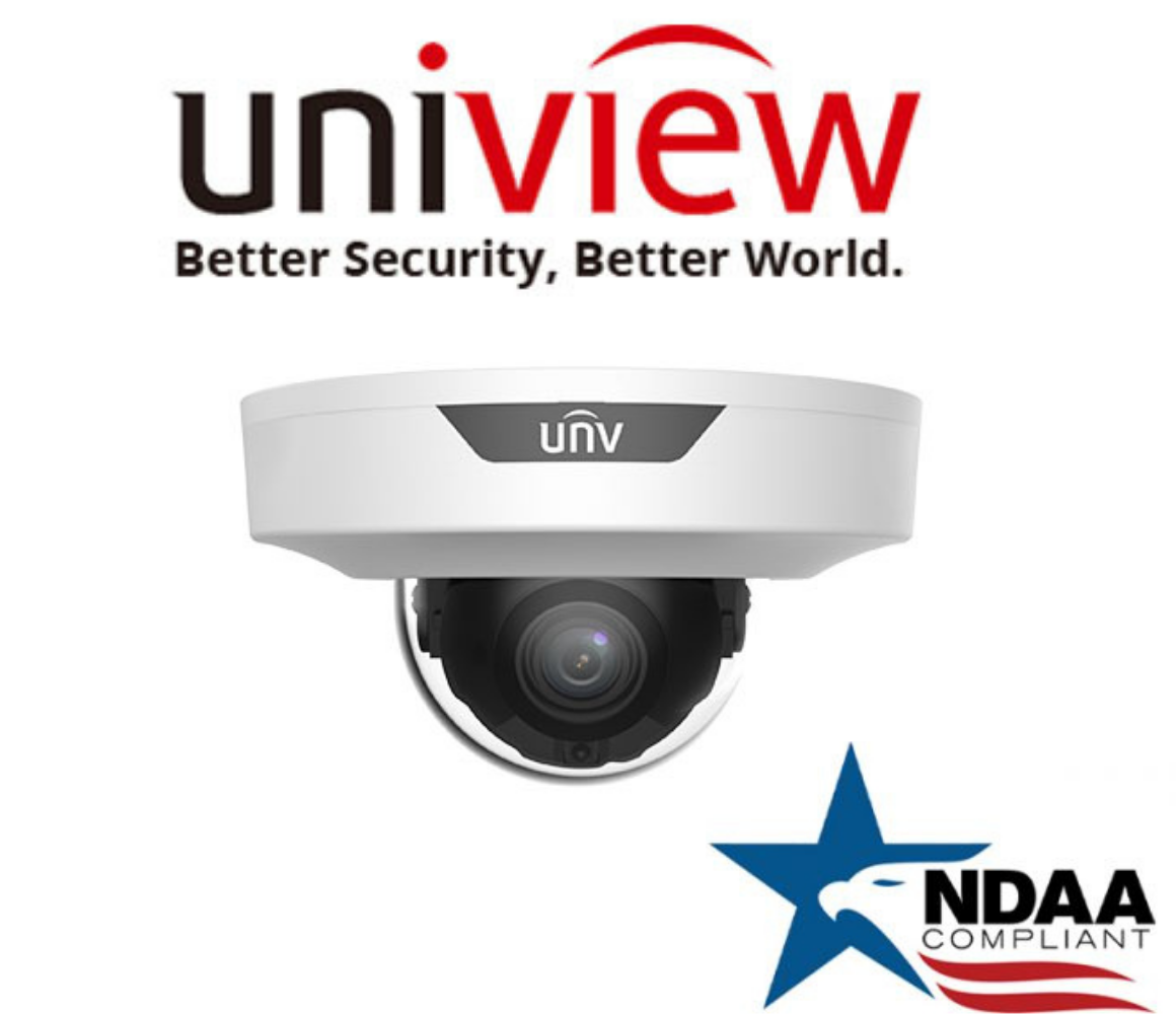 Uniview IPC354SB-ADNF28K-I0 LightHunter NDAA Dome Camera-Secure IT Global