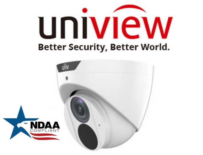 Uniview IPC3615SB-ADF28KM-I0 5MP NDAA Turret camera.Uniview 5MP HD Eyeball Security Camera with 2.8mm Fixed Lens