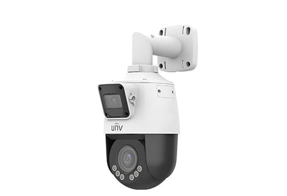 Uniview dual lens PTZ security camera for outdoor surveillance