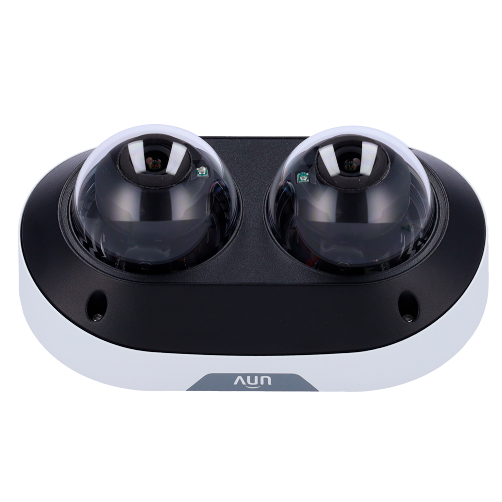 NDAA compliant Uniview vandal dome camera with audio and AI features