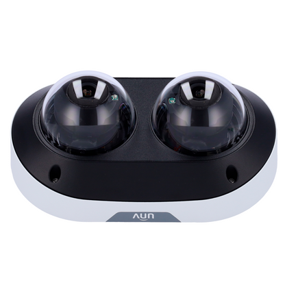 NDAA compliant Uniview vandal dome camera with audio and AI features