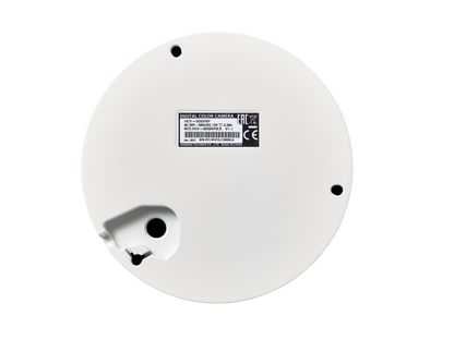 Wisenet dome camera with IR night vision and vari focal lens