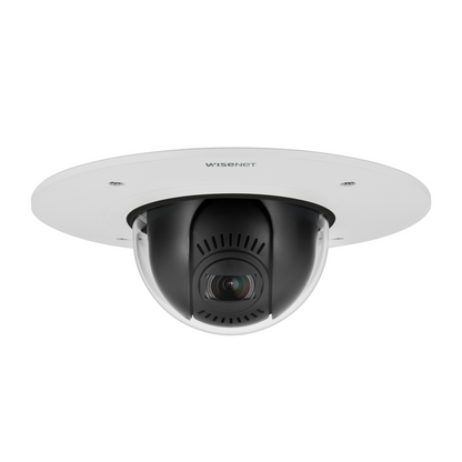 Hanwha Techwin  XND-6081FZ 2MP IP Flush Mount Security Dome Camera 2.8-12mm Lens