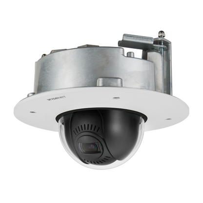 Hanwha Techwin  XND-6081FZ 2MP IP Flush Mount Security Dome Camera 2.8-12mm Lens
