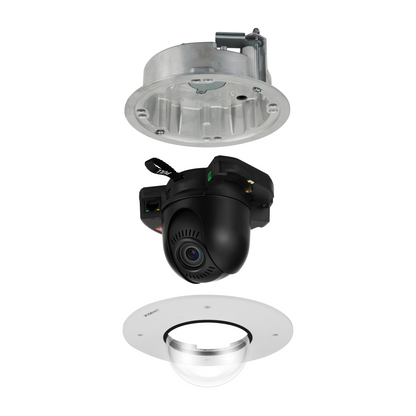 Hanwha Techwin XND-8081FZ 5MP Flush Mount PTRZ Dome SecurityCamera 3.6~9.4mmLens