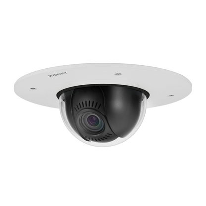 Hanwha Techwin XND-8081FZ 5MP Flush Mount PTRZ Dome SecurityCamera 3.6~9.4mmLens