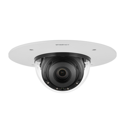 Hanwha TechwinXND-8082RF 6MP IP Flush Mount  Security Dome Camera 2.8-8.4mm Lens