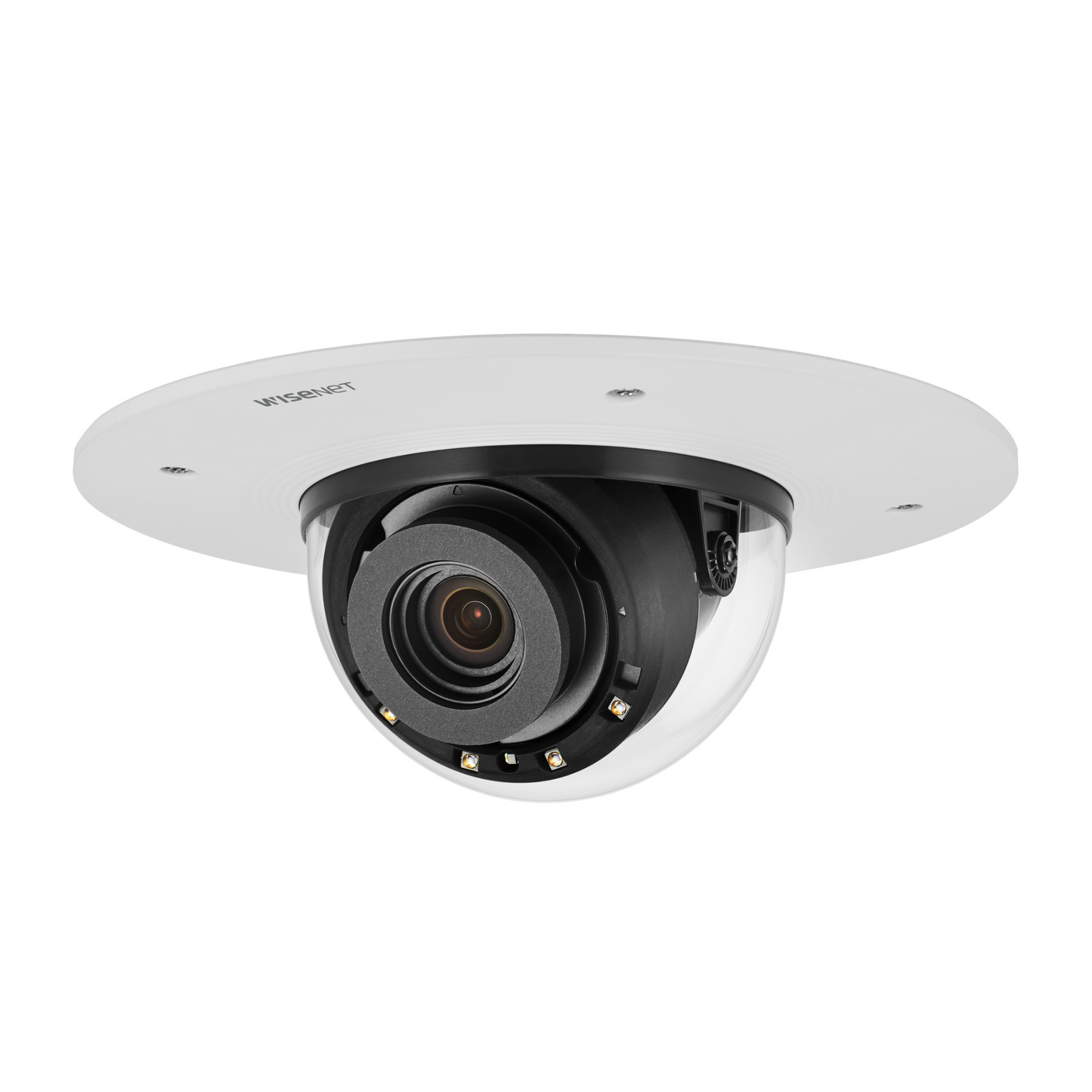 Hanwha TechwinXND-8082RF 6MP IP Flush Mount  Security Dome Camera 2.8-8.4mm Lens