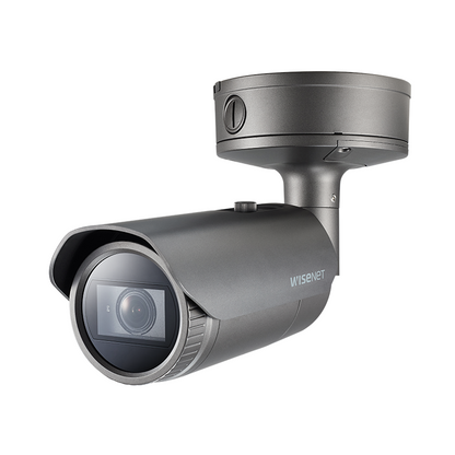 Hanwha Techwin XNO-6080R 2MP PoE IR Bullet  IP Security Camera 2.8 ~12mm Lens