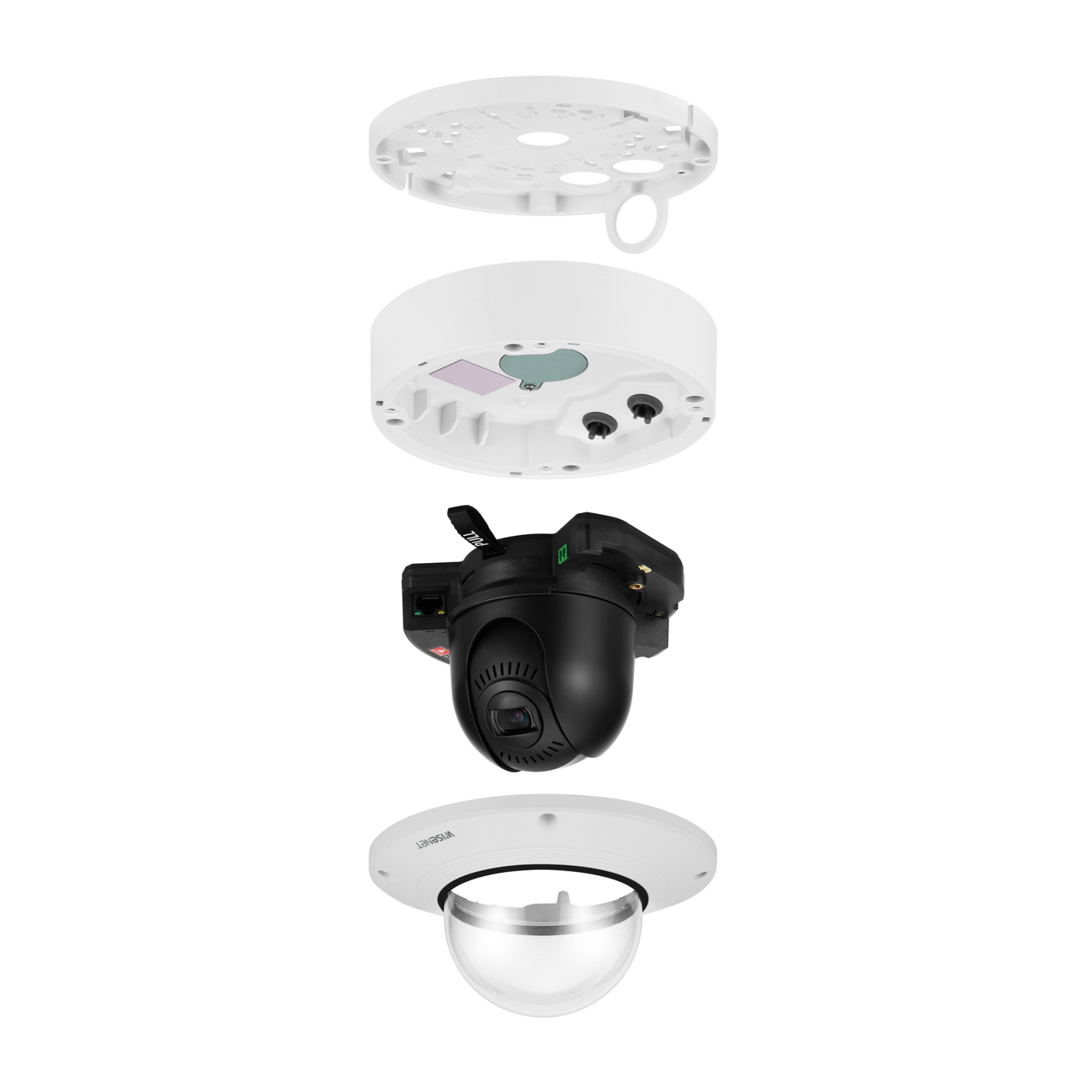 Hanwha Techwin XNV-6081Z 2MP IP PTRZ  Vandal Security Dome Camera 2.8-12mm Lens