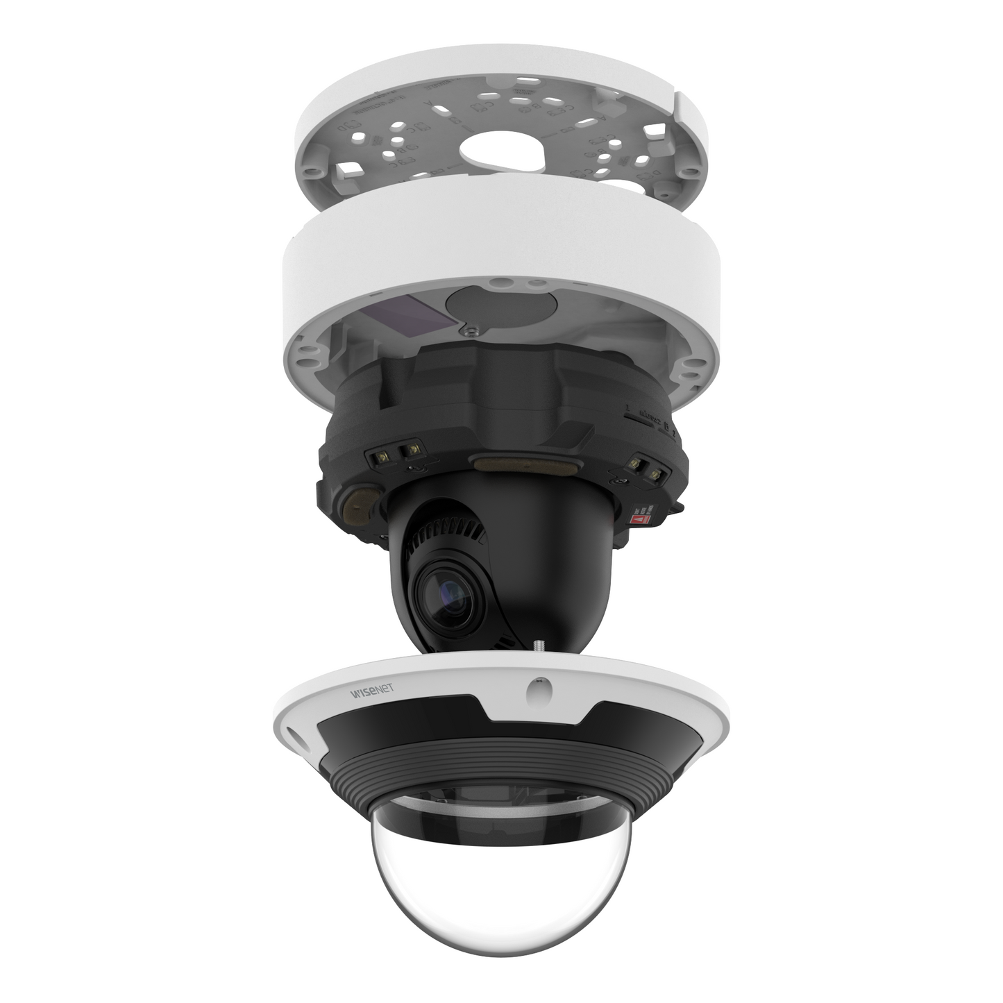 Hanwha Techwin XNV-8083RZ 6MP Outdoor Vandal Dome IPSecurityCamera 4.4~9.3mmLens