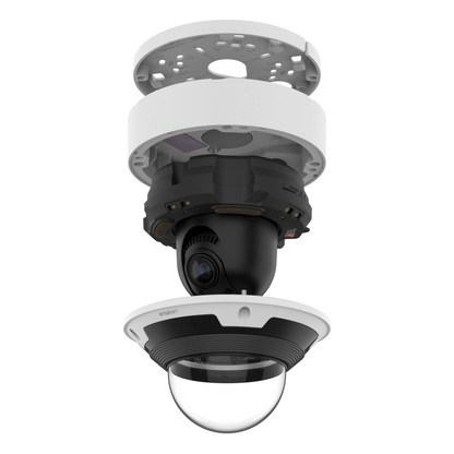 Hanwha Techwin XNV-8083RZ 6MP Outdoor Vandal Dome IPSecurityCamera 4.4~9.3mmLens