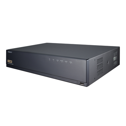 Hanwha Techwin XRN-1610SA-4TB 16CH 12MP Security NVR Recorder with PoE+ 4TB HDD